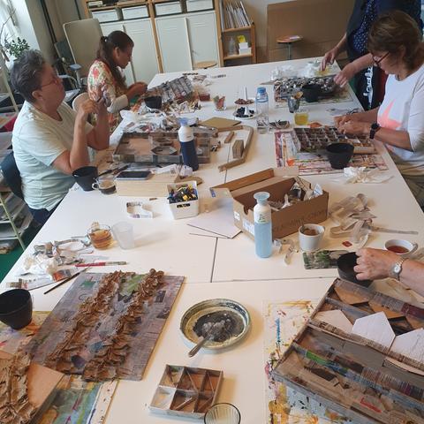 Weekendworkshop Met Schoonhoven (3-D schilderij maken)