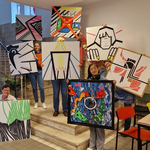 Teamworskhop Tape Art