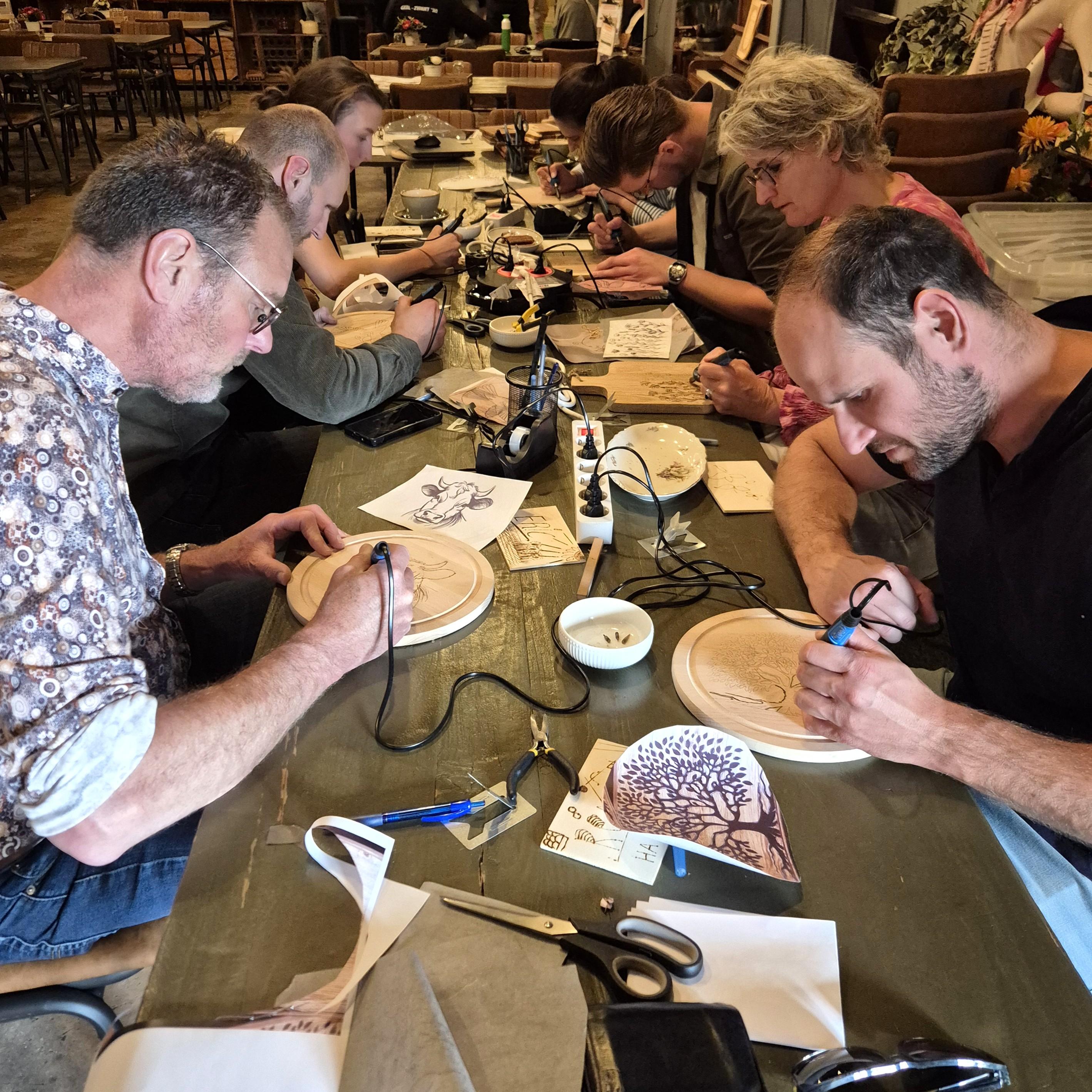 Workshop houtbranden op locatie — foto 6