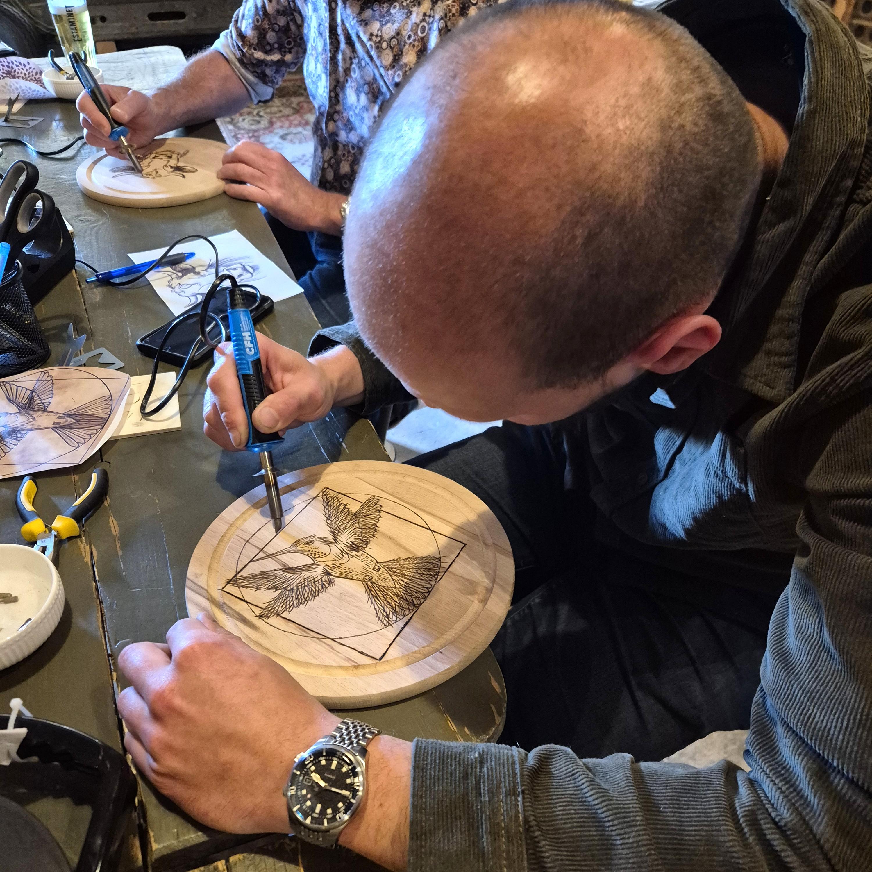 Workshop houtbranden op locatie — foto 5