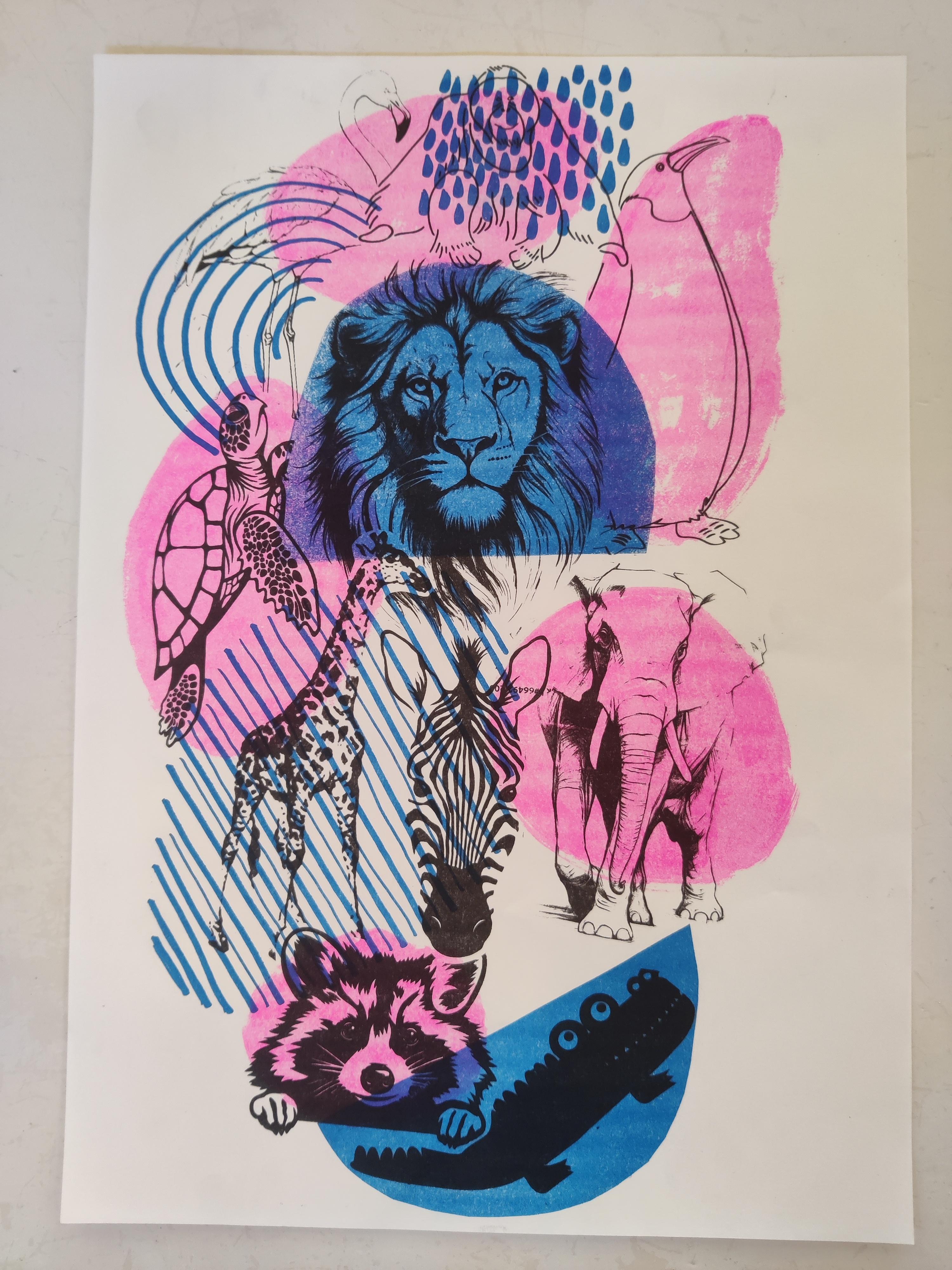 RISO Cut-outs Workshop Huizen — foto 2