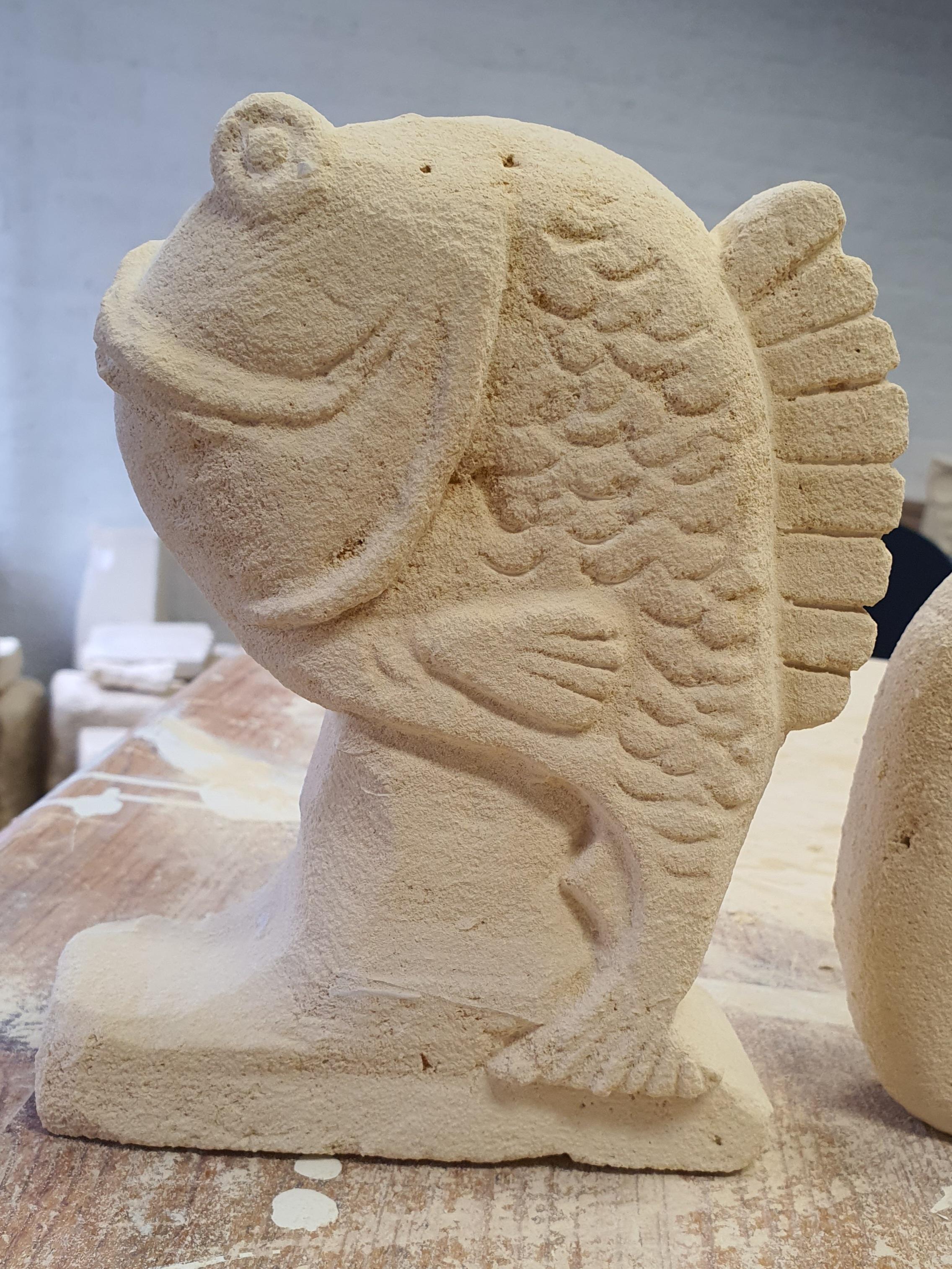 Beeldje in mergelsteen — foto 6
