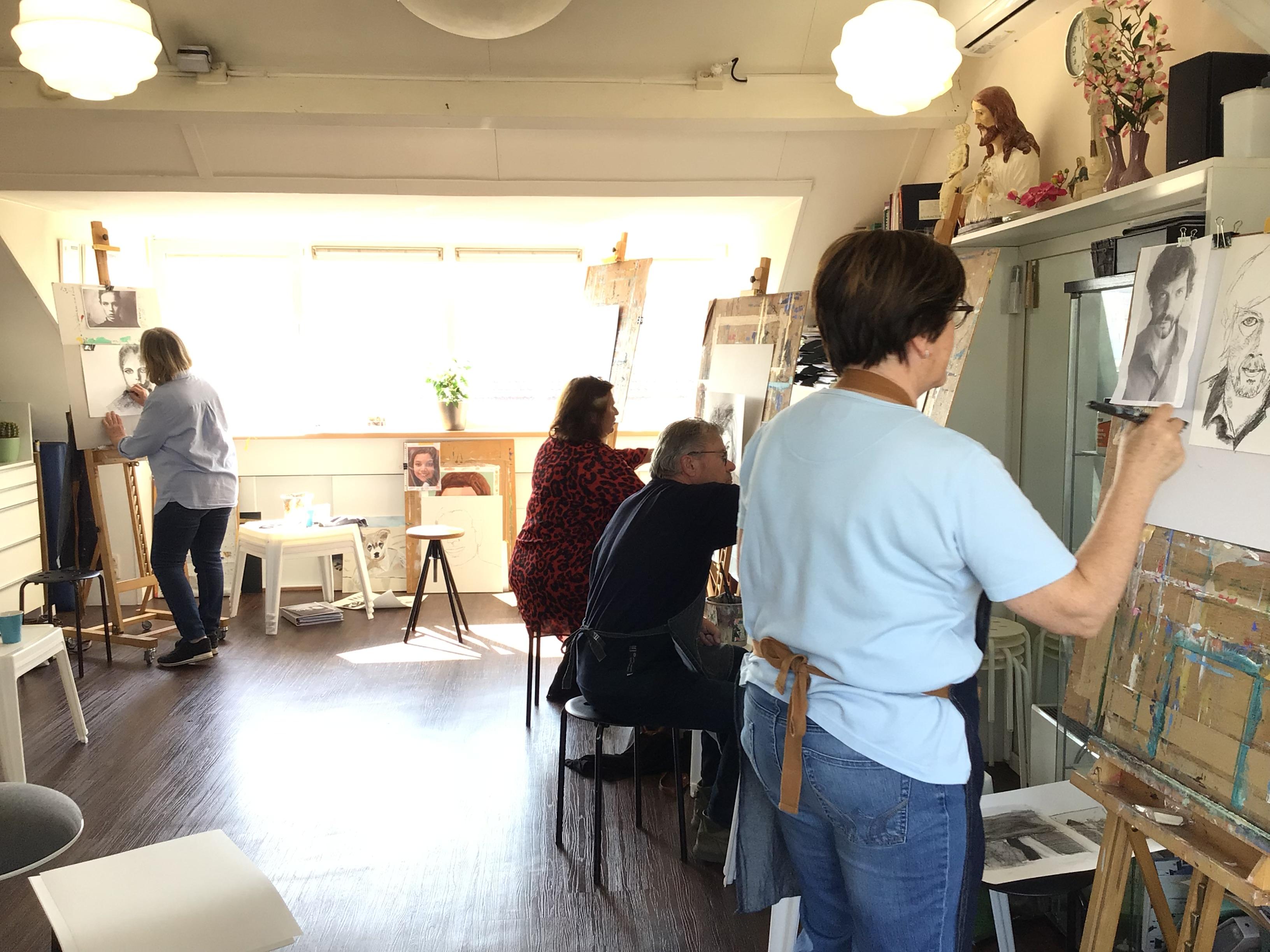 Workshop olieverf op waterbasis — foto 3