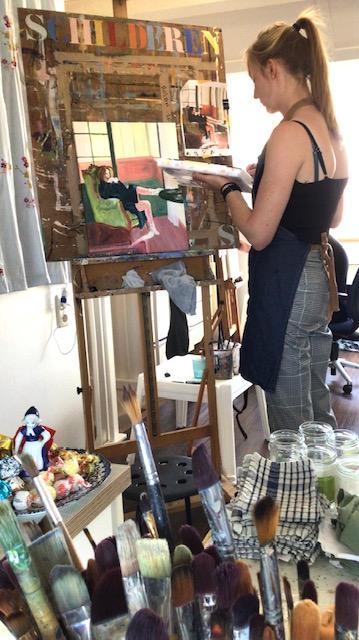 Workshop olieverf op waterbasis — foto 4