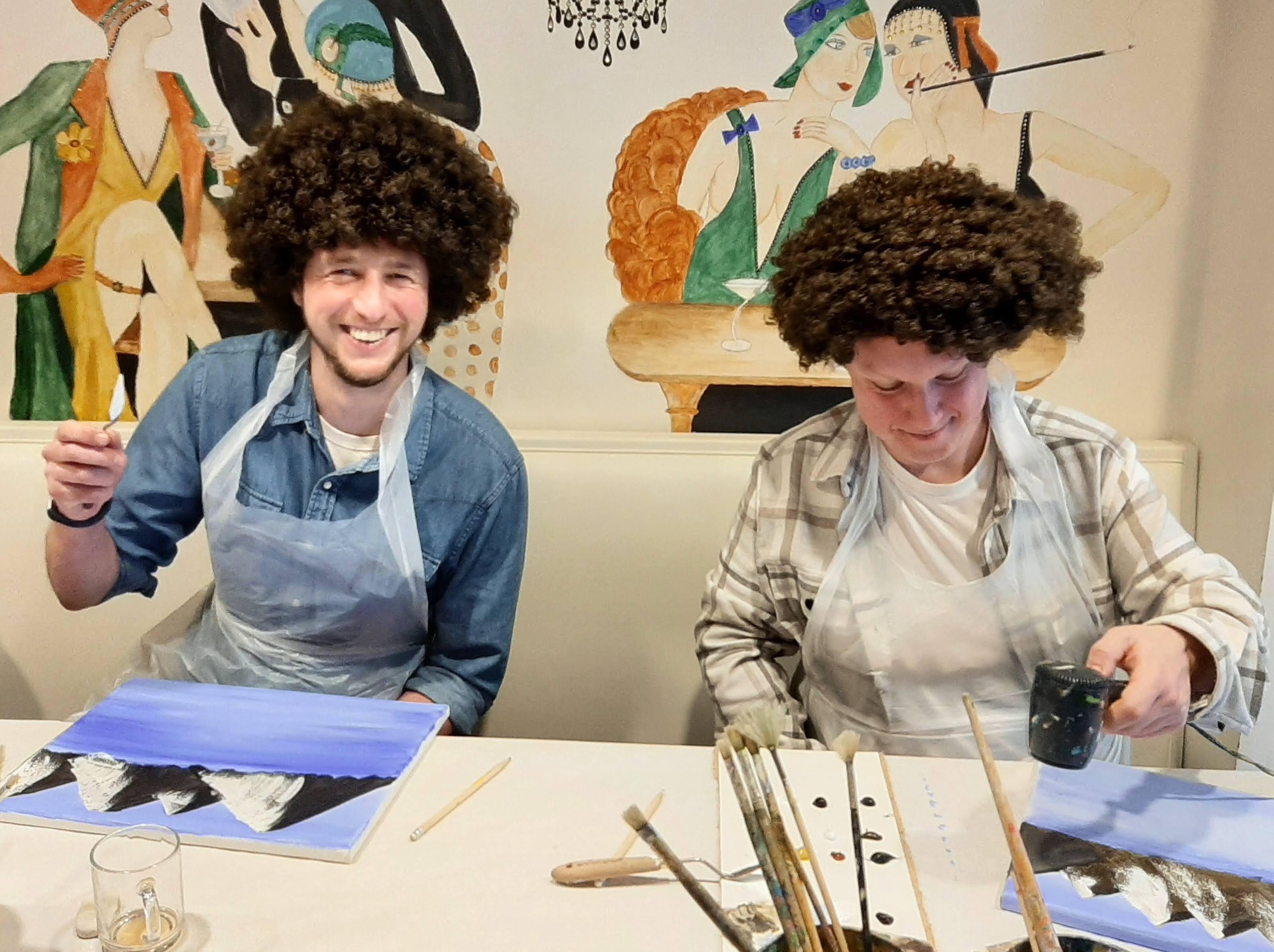Bob ross  schilderen, dikke dames en andere leuke creatieve workshops in den haag (zuid-holland) — foto 5