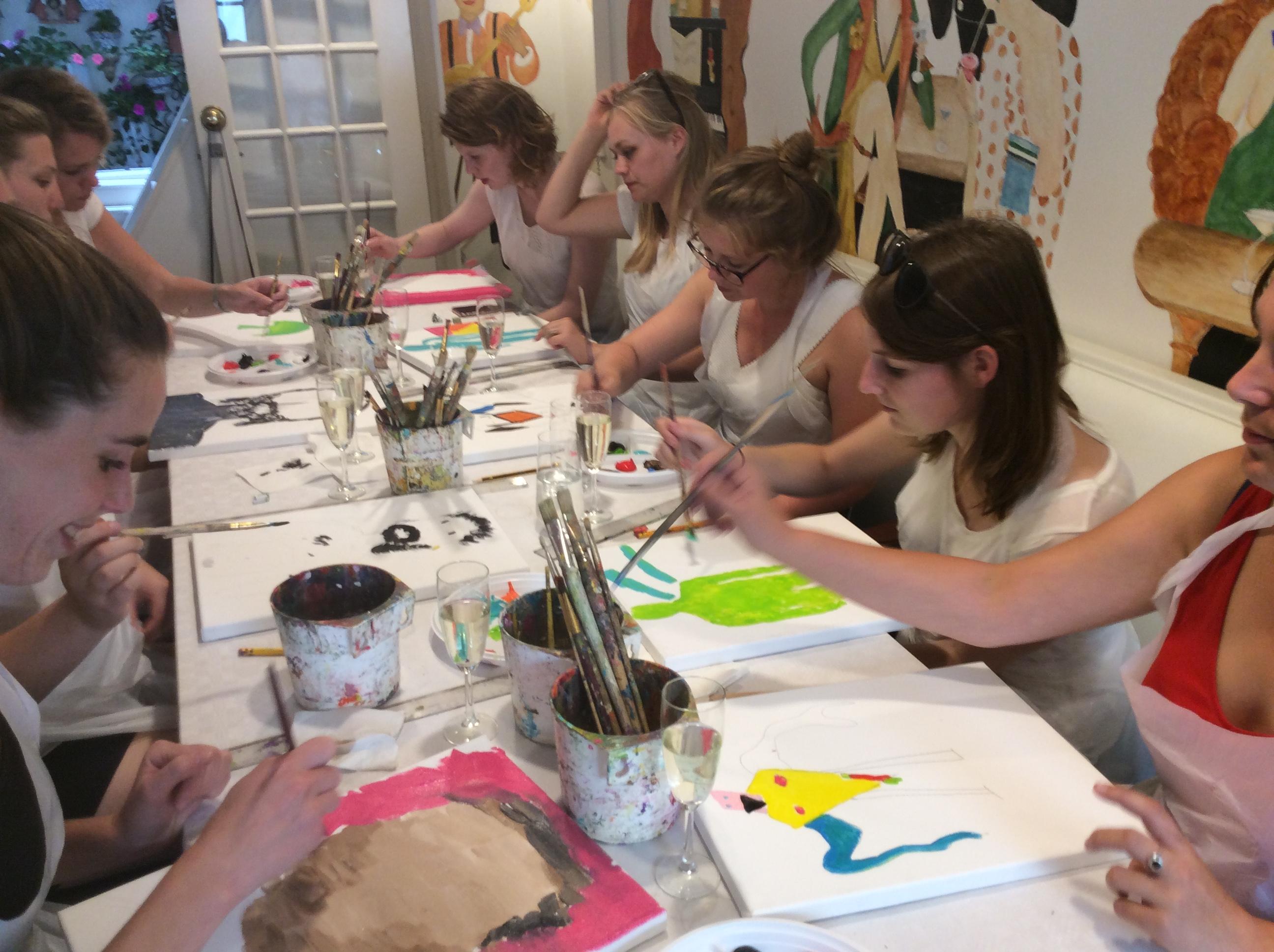 Naaktmodel schilderen workshop in Den Haag, Zuid-Holland, spannend en een tikje ondeugend! — foto 5