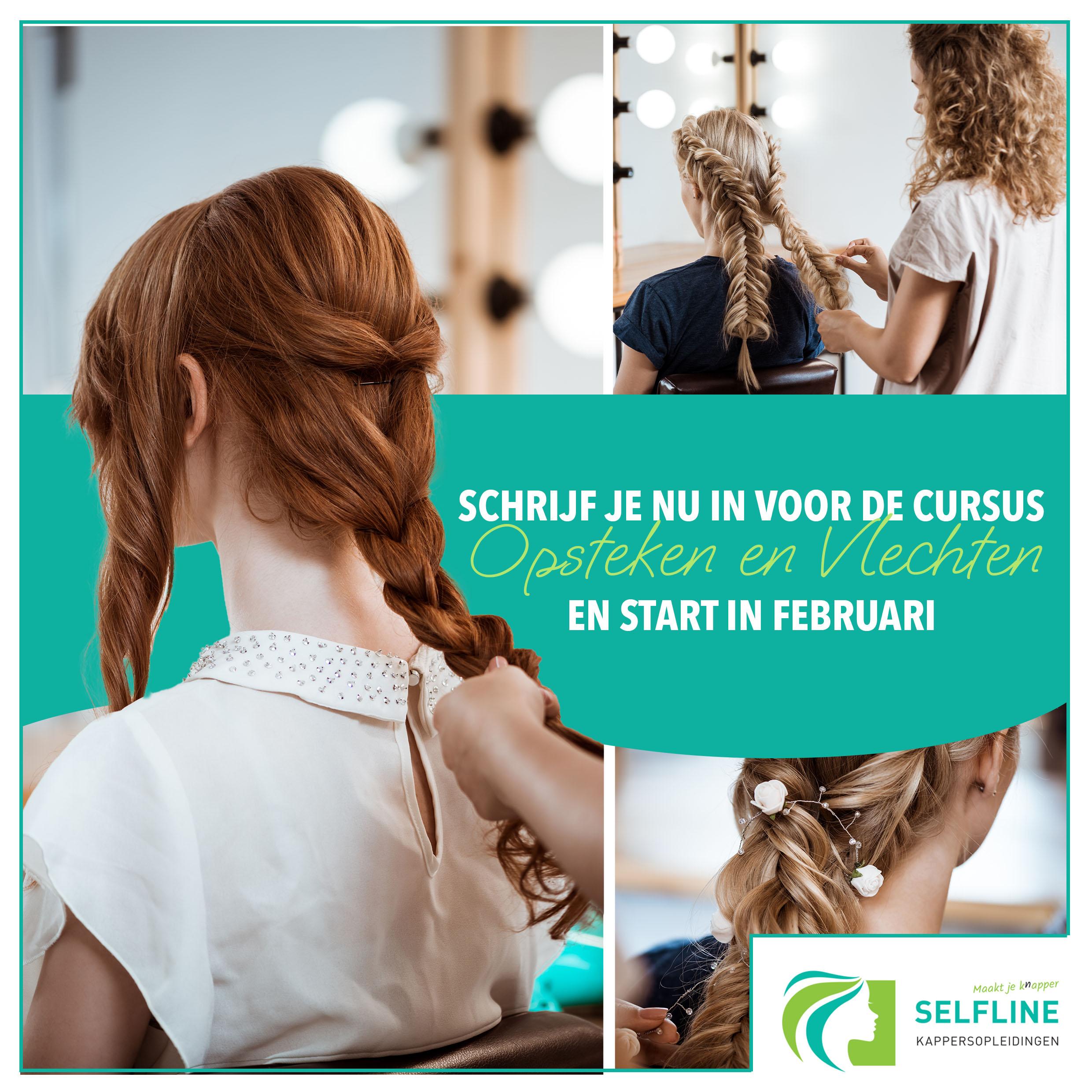 Cursus opsteken en vlechten, kapper, locaties heel nederland — foto 2