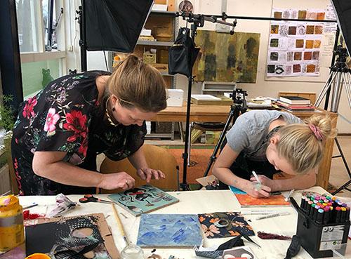 Workshop Mixed media 'Katten' — foto 1