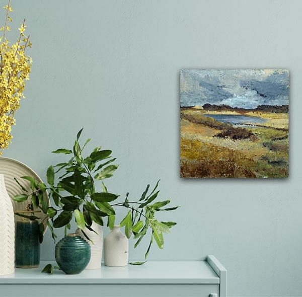 Schilder Landschappen met het Paletmes — foto 3