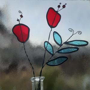 Workshop glazen bloemen in het lood