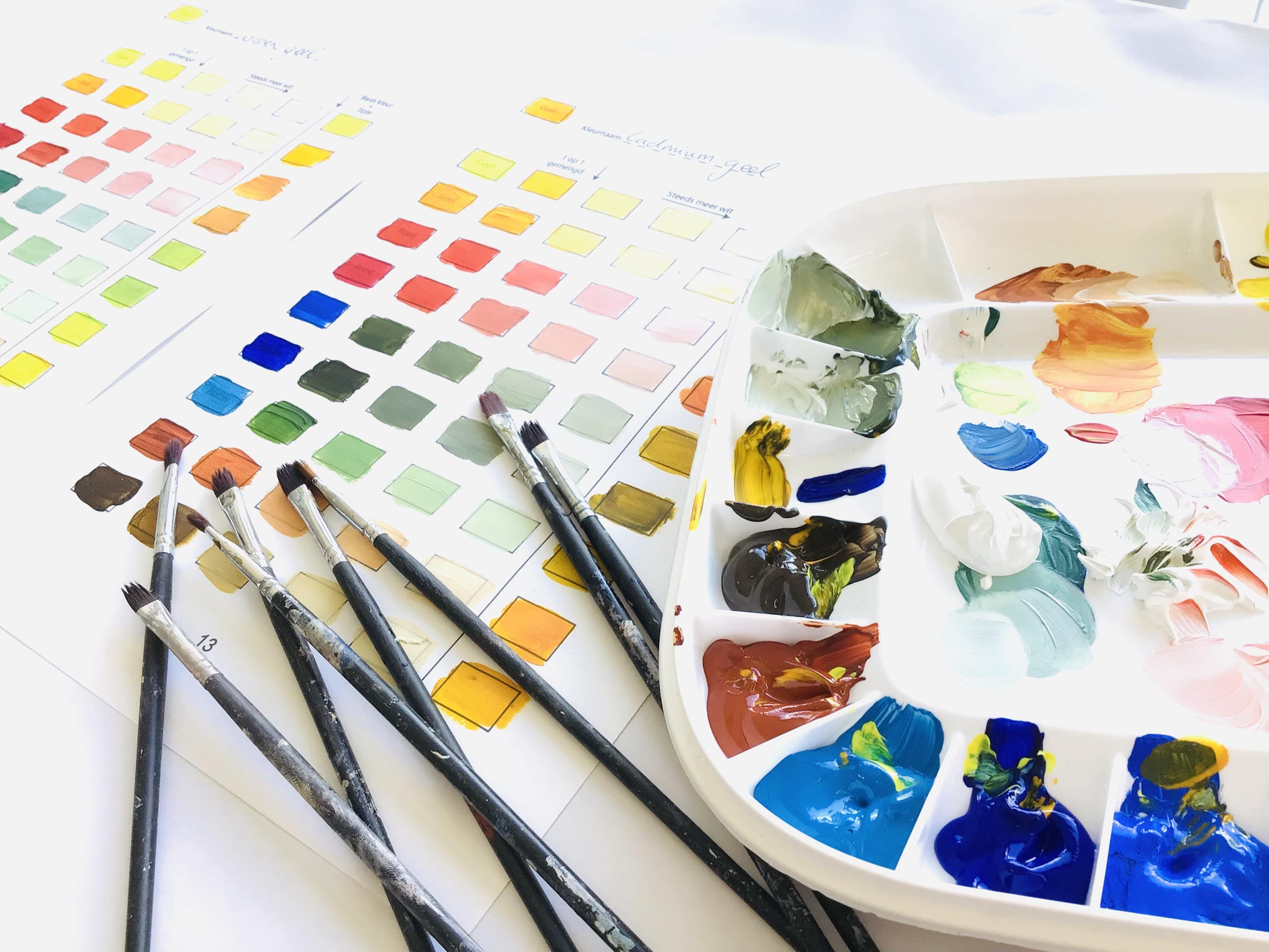 Online cursus kleuren mengen 25,- — foto 1