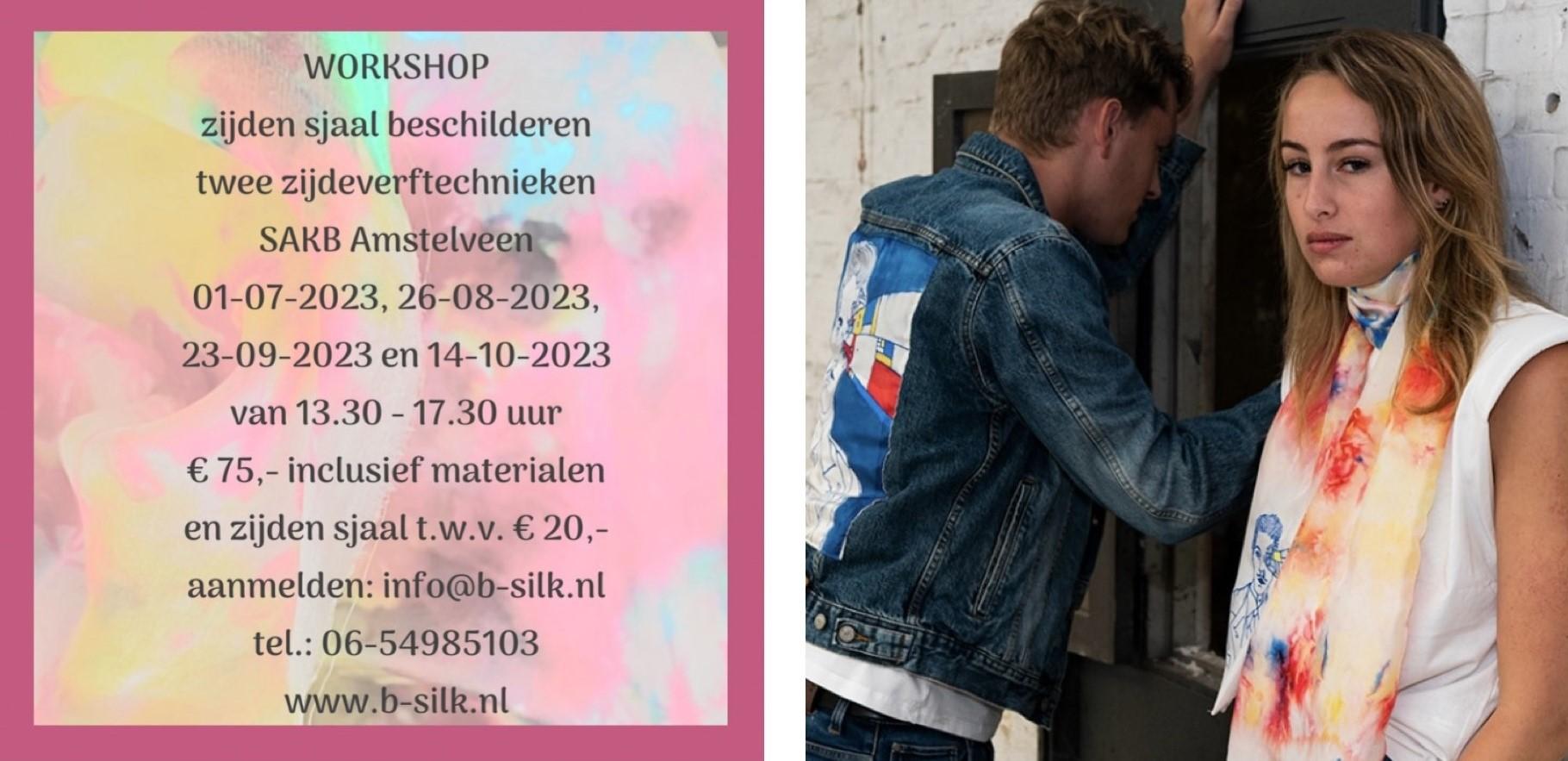 Workshop schilderen op zijde — foto 1