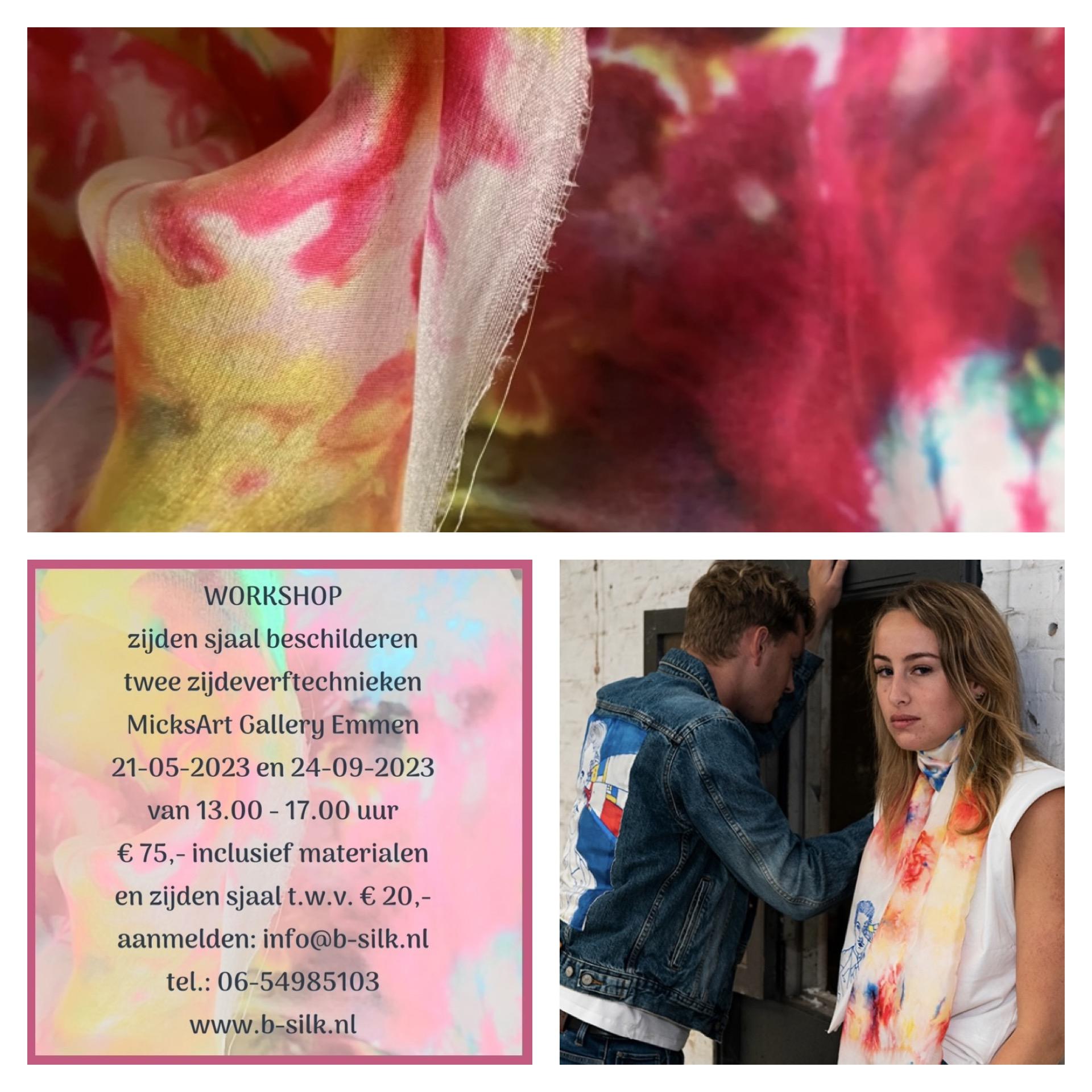 Workshop schilderen op zijde — foto 1