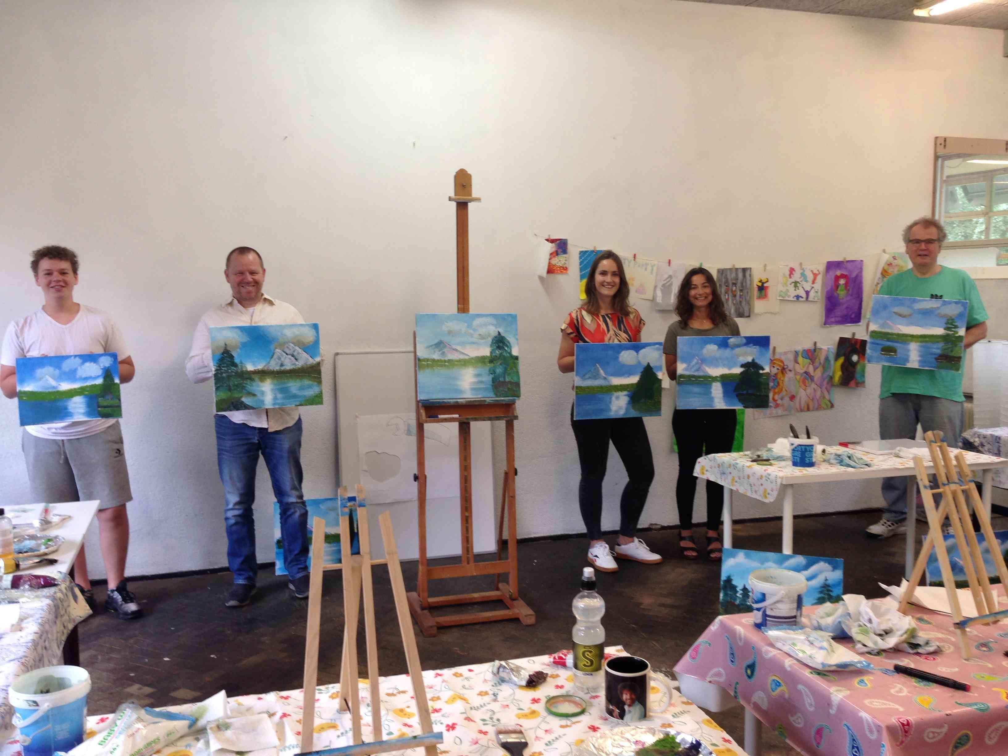 Bob Ross workshop in Eindhoven — foto 1