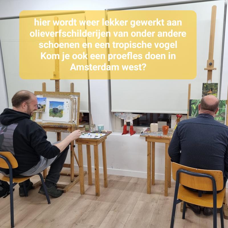 Teken- en schilderles voor beginners en gevorderden