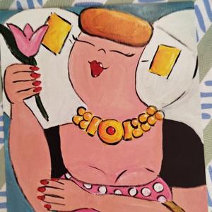 Dikke Dames schilderen 