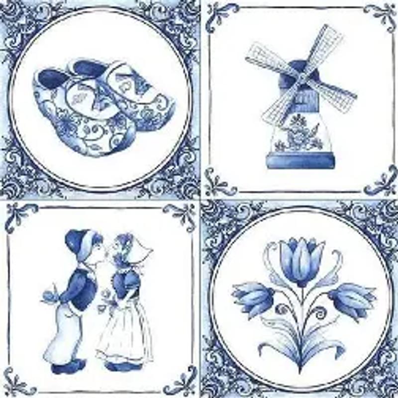 Delfts blauw schilderen 