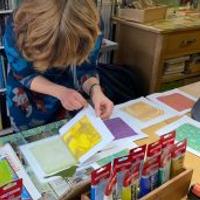 Monoprint met gelliplates