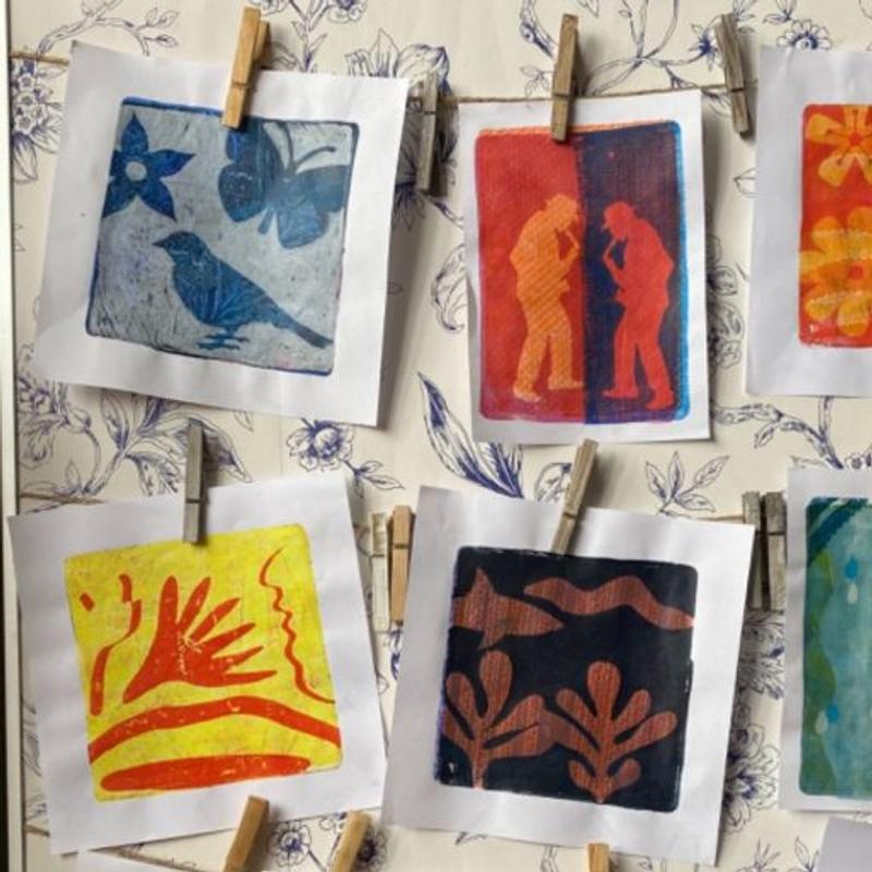 Monoprint met gelliplates