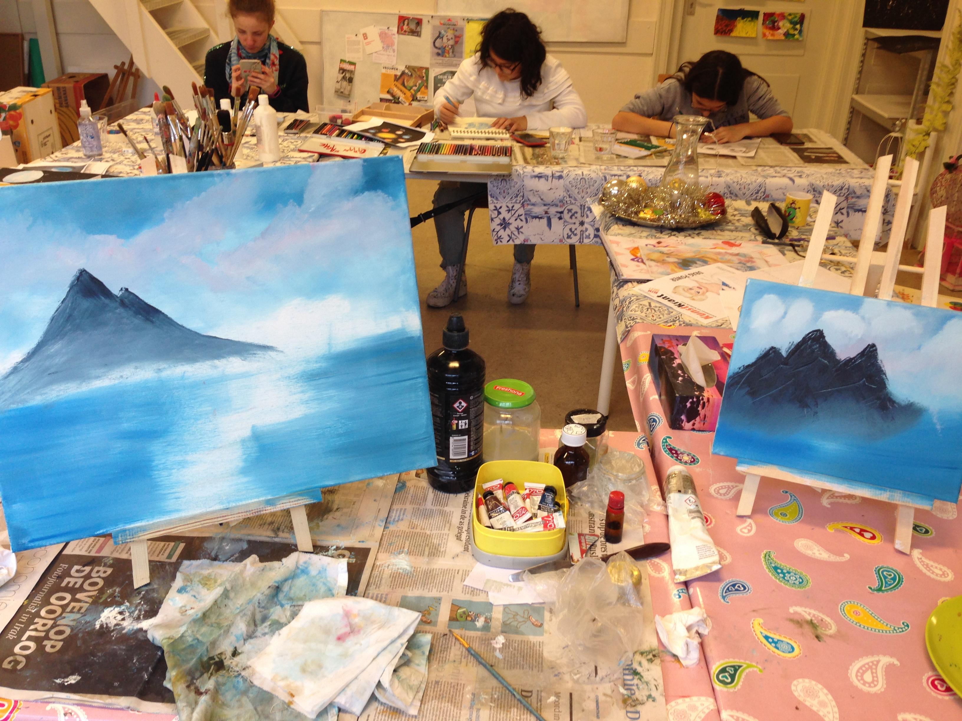 Bob Ross workshop in Eindhoven — foto 1