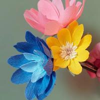Moederdag workshop papieren bloemen