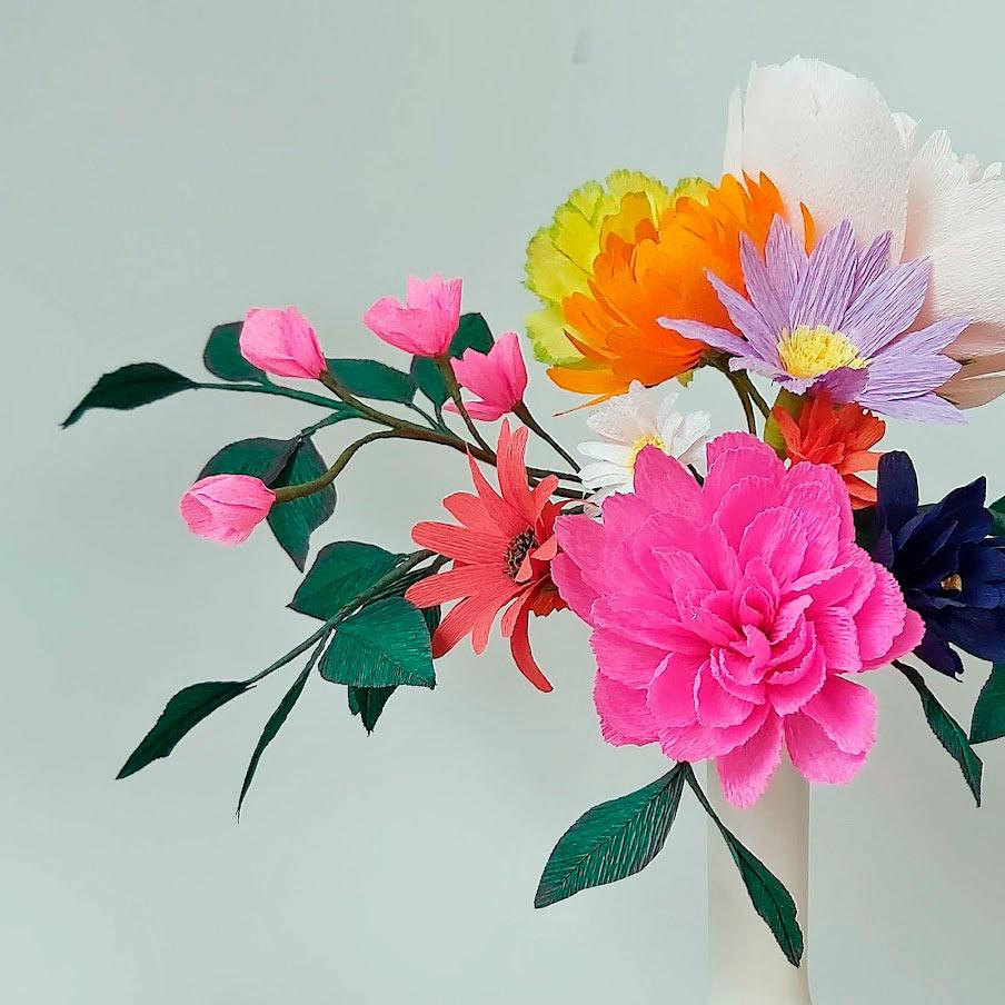Moederdag workshop papieren bloemen — foto 3