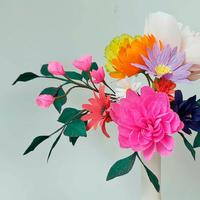 Moederdag workshop papieren bloemen