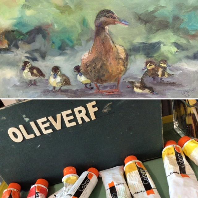 Workshop olieverf op waterbasis — foto 9