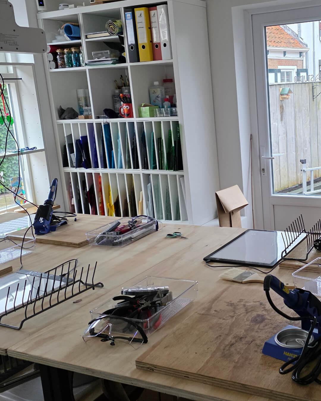 Tiffany workshop glas in lood — foto 4