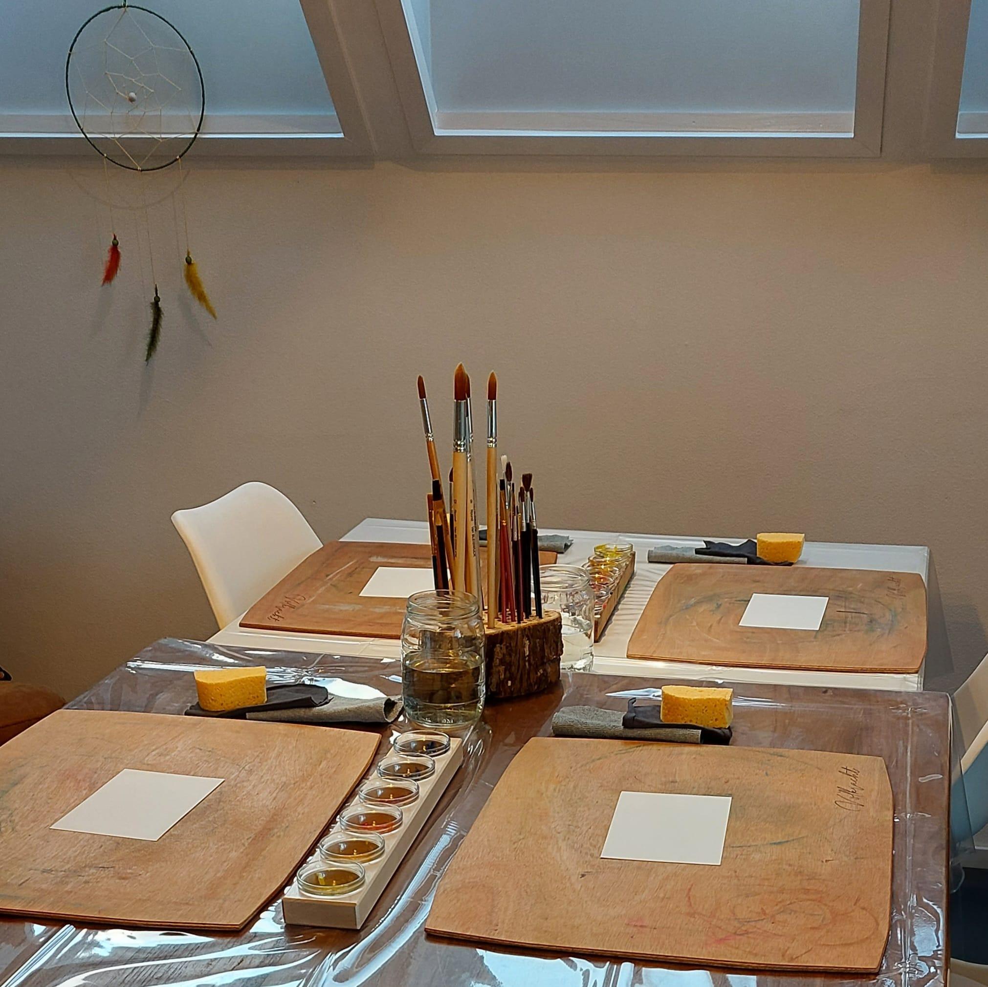 3x Intuïtief Tekenen– droge materialen — foto 2