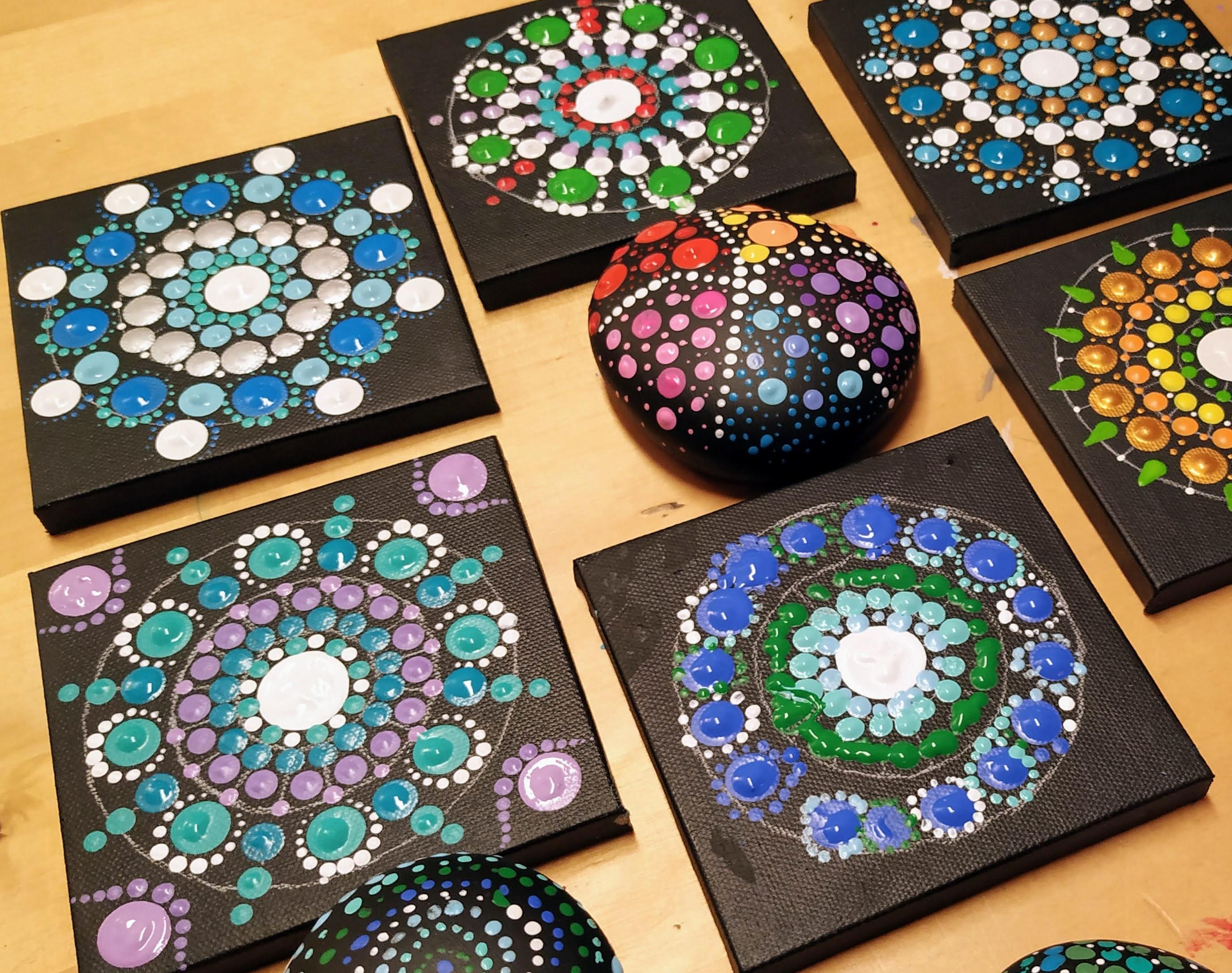 Dotpainten(stippen) voor partijtjes — foto 1