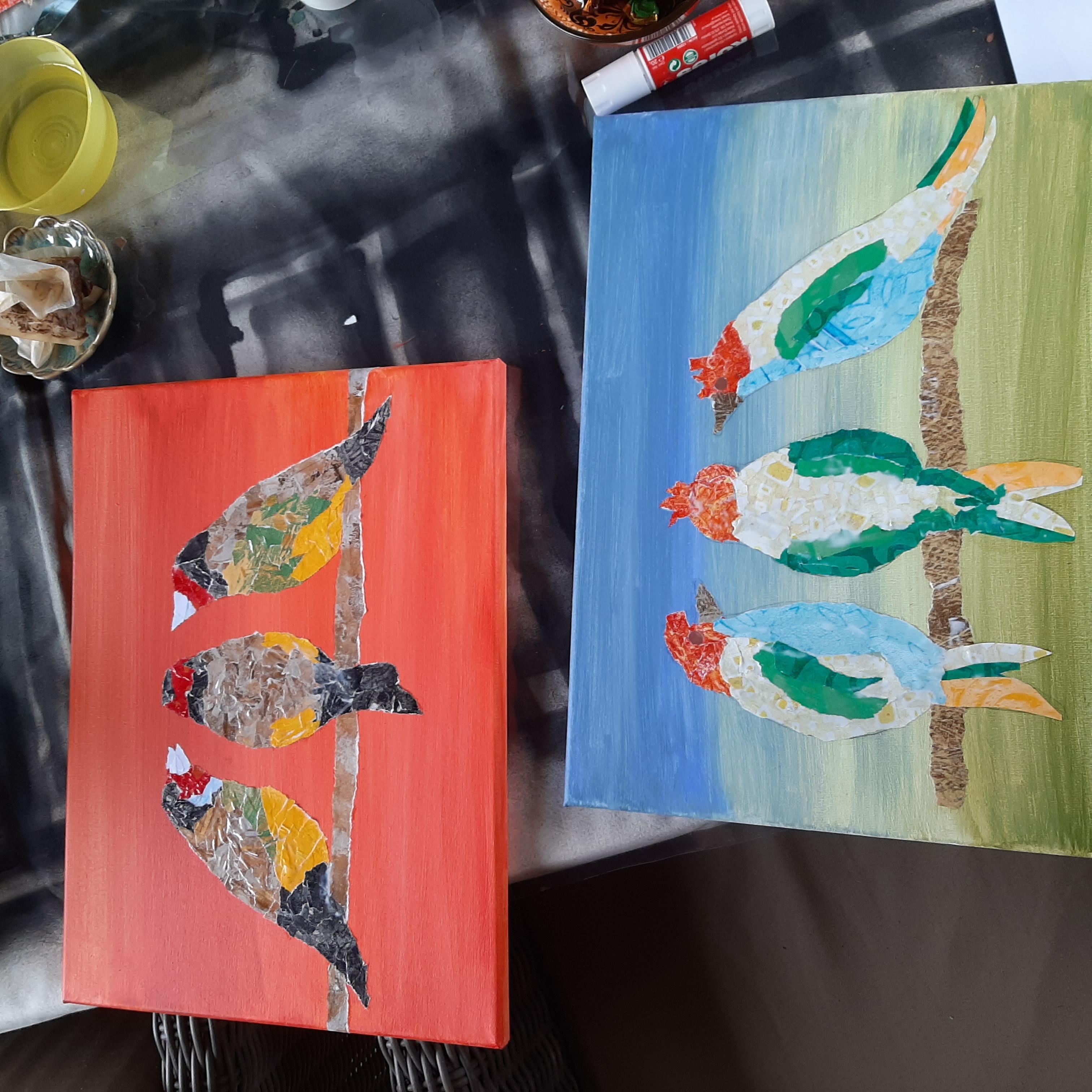 Collage workshop: Thema Vogels  — foto 6