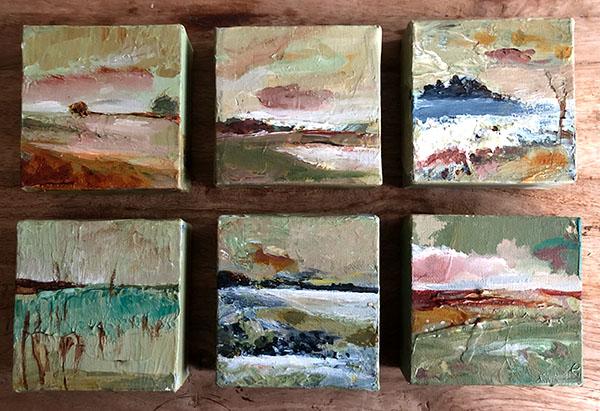 Workshop ‘abstracte landschappen’ — foto 2