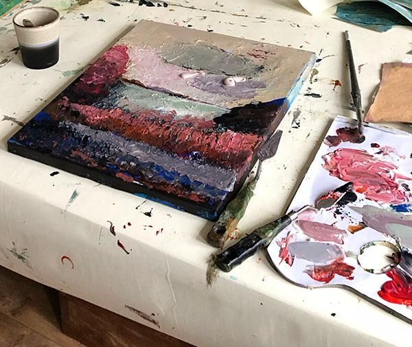 Workshop ‘abstracte landschappen’ — foto 6