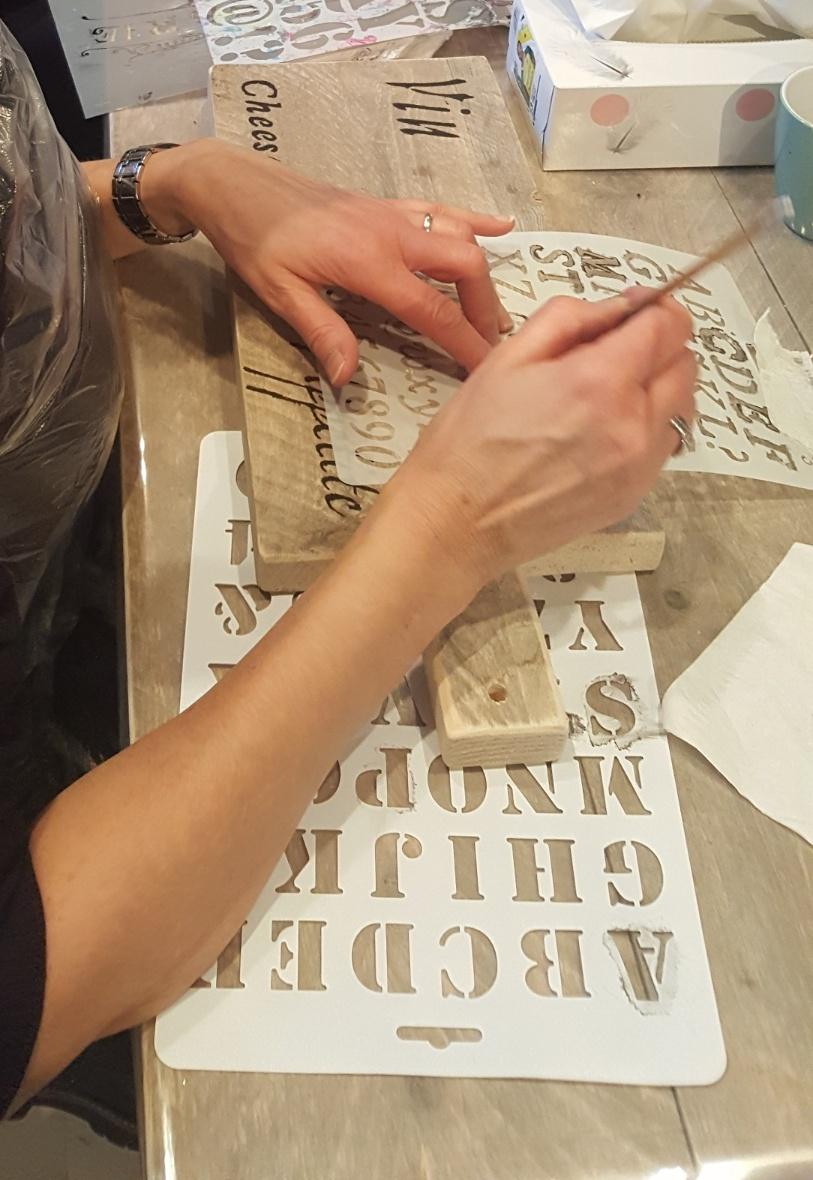 Workshop hapjesplank eiken. — foto 3