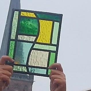 Maak een eenvoudig glas-in-lood raampje. — foto 2