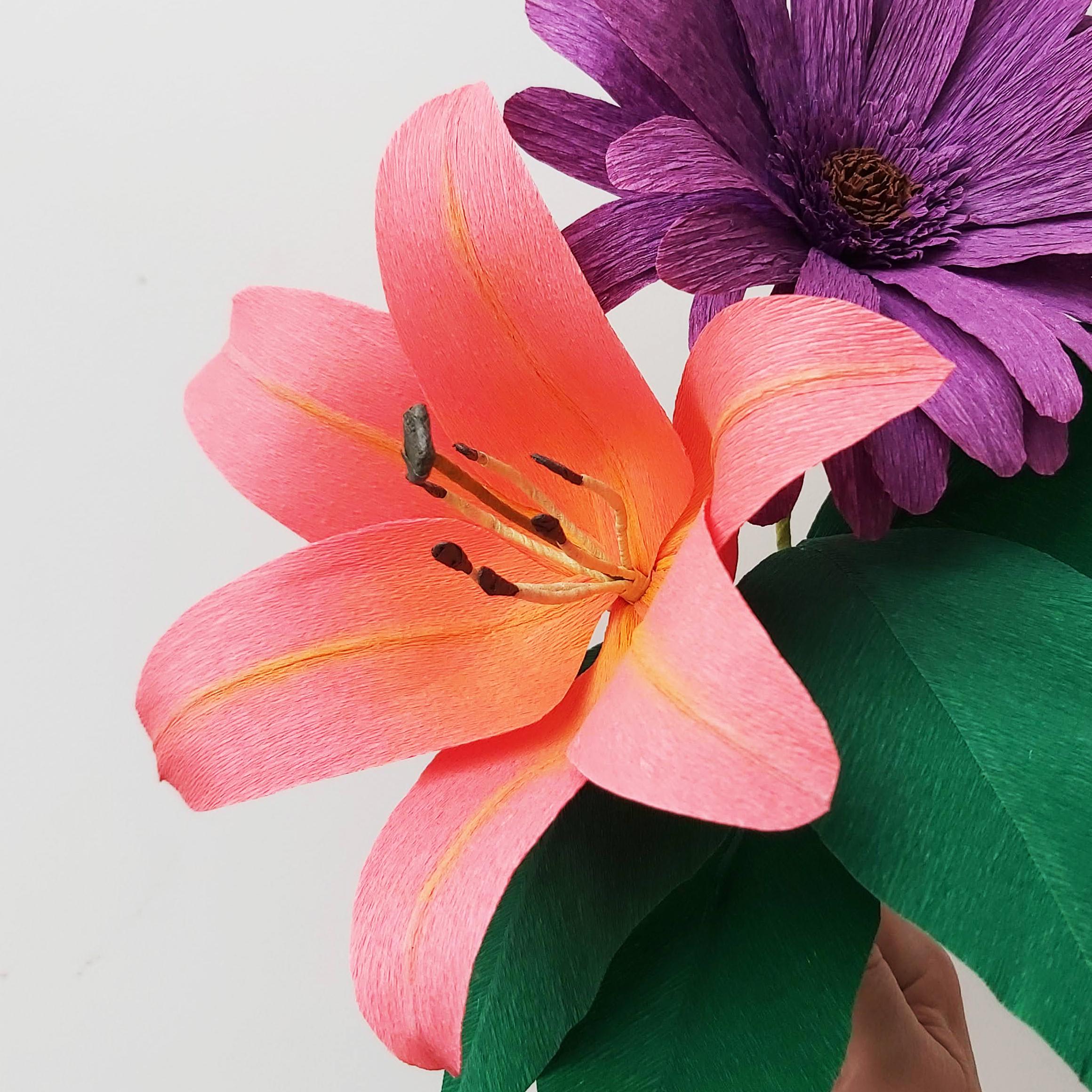 Workshop papieren bloemen — foto 2