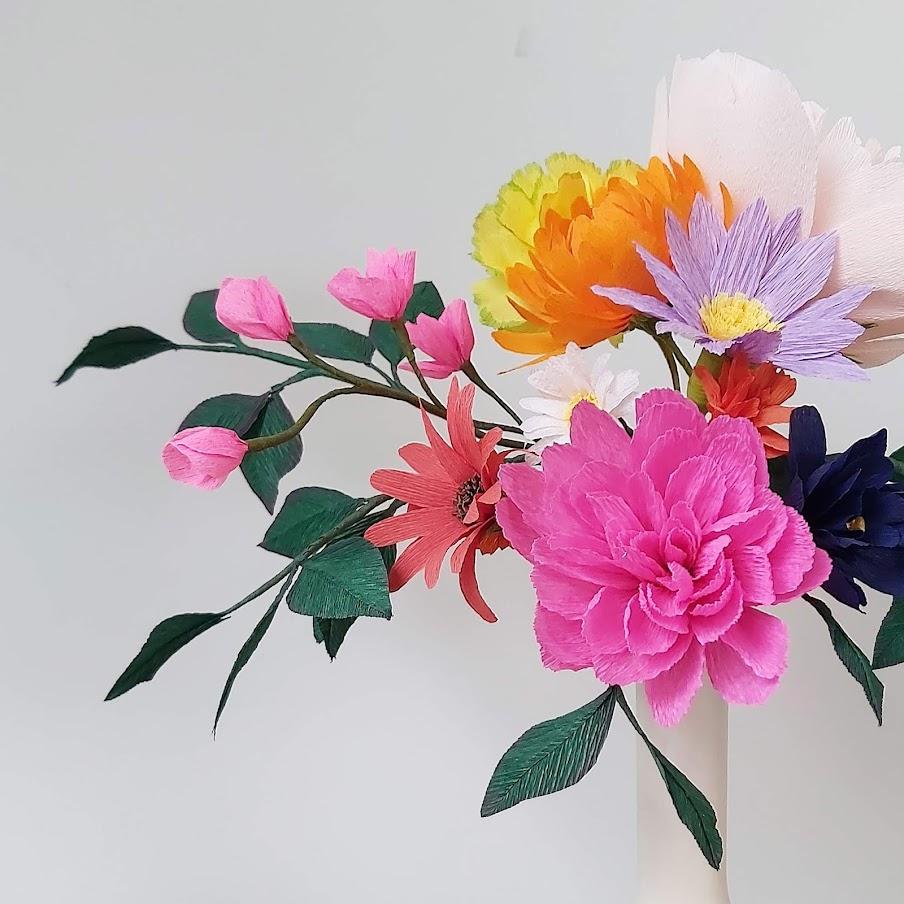 Workshop papieren bloemen BASIS — foto 1