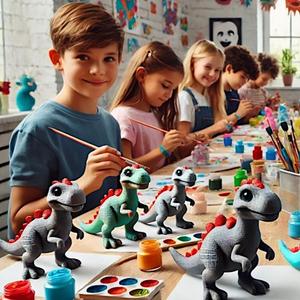 Creatieve workshop | 3D dino's pimpen