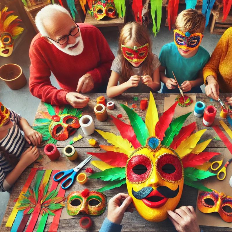 Workshop | carnavalsmasker maken
