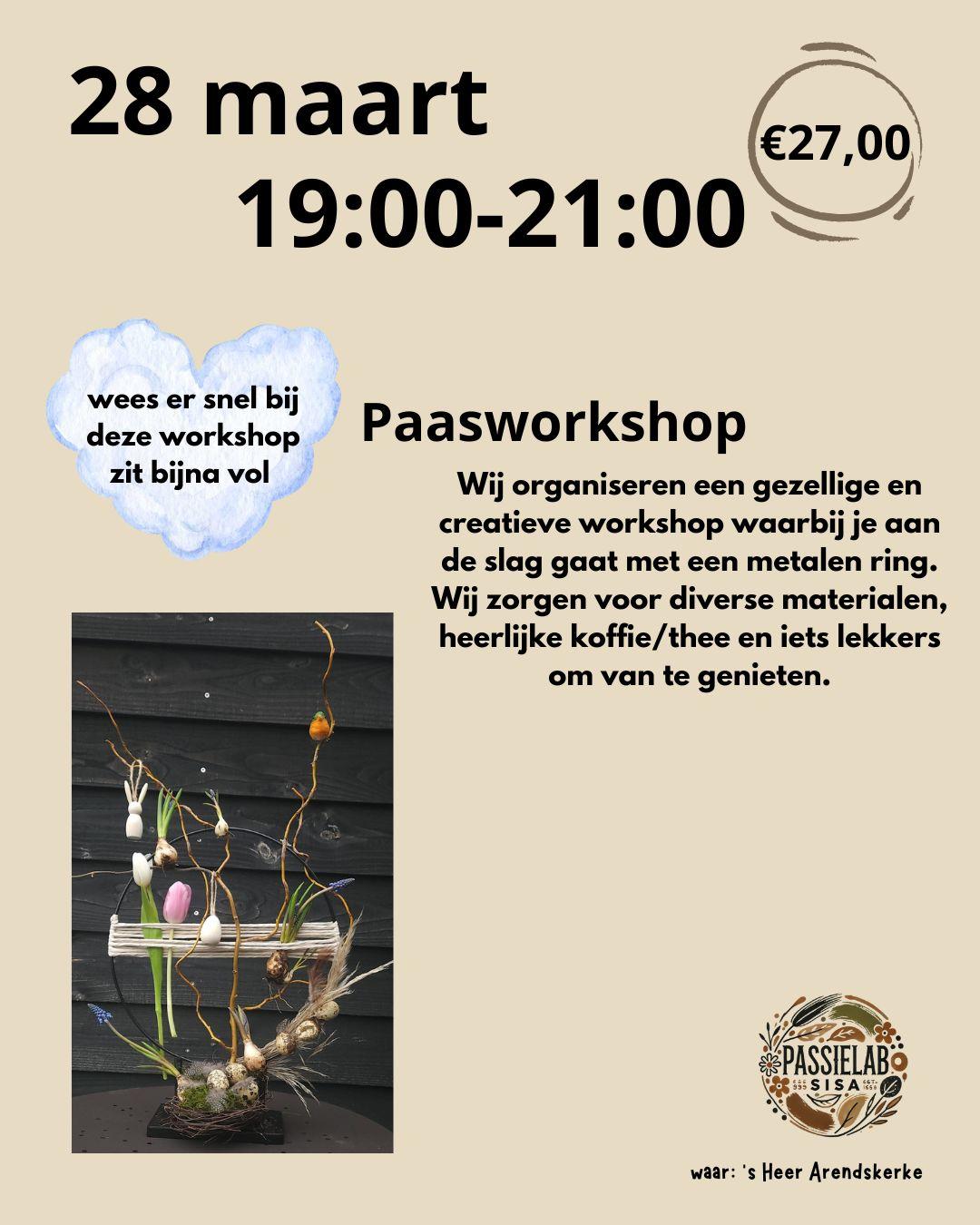 Workshop Paasstuk op metalen ring — foto 2