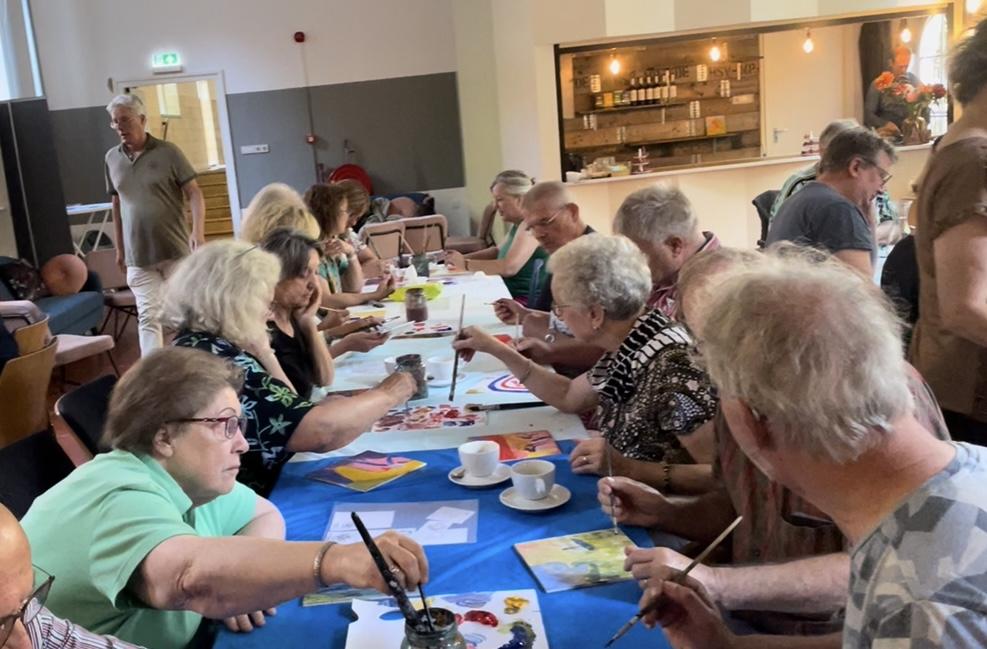 Teamworkshop Gezamenlijk Schilderij — foto 3