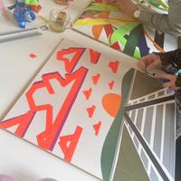 Teamworskhop Tape Art