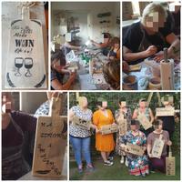 Workshop steigerhouten hapjesplank