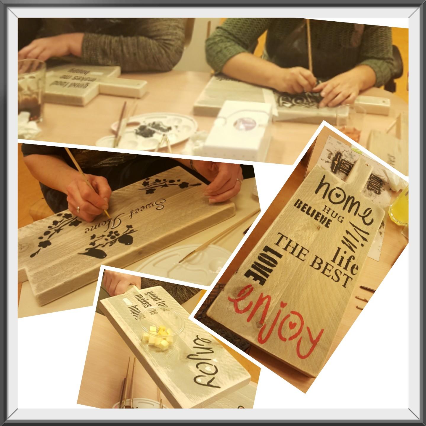 Workshop steigerhouten hapjesplank — foto 3