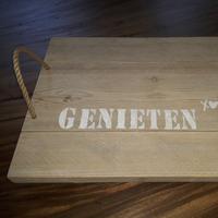 Workshop steigerhouten koffieplateau