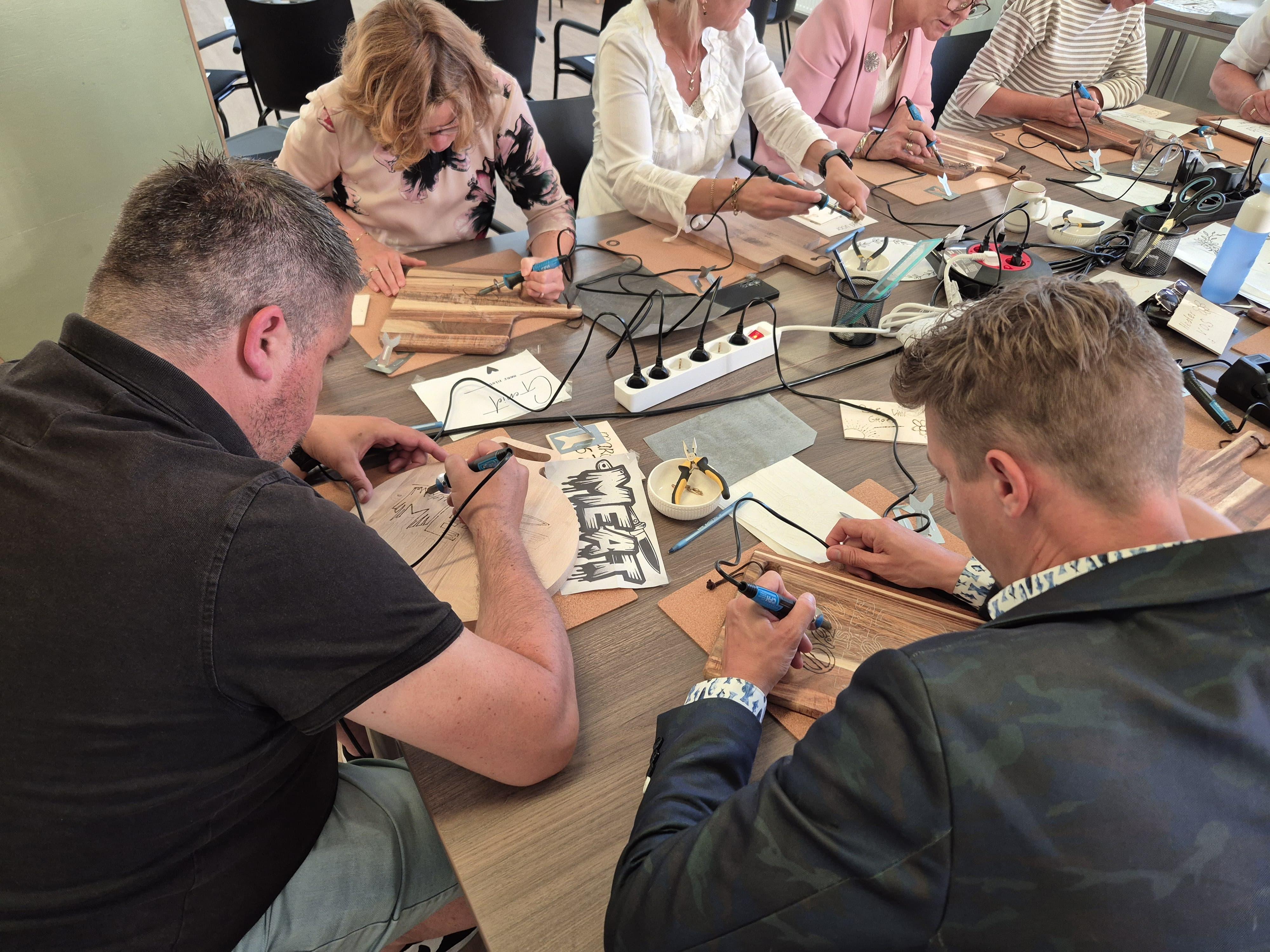 Workshop houtbranden op locatie — foto 9