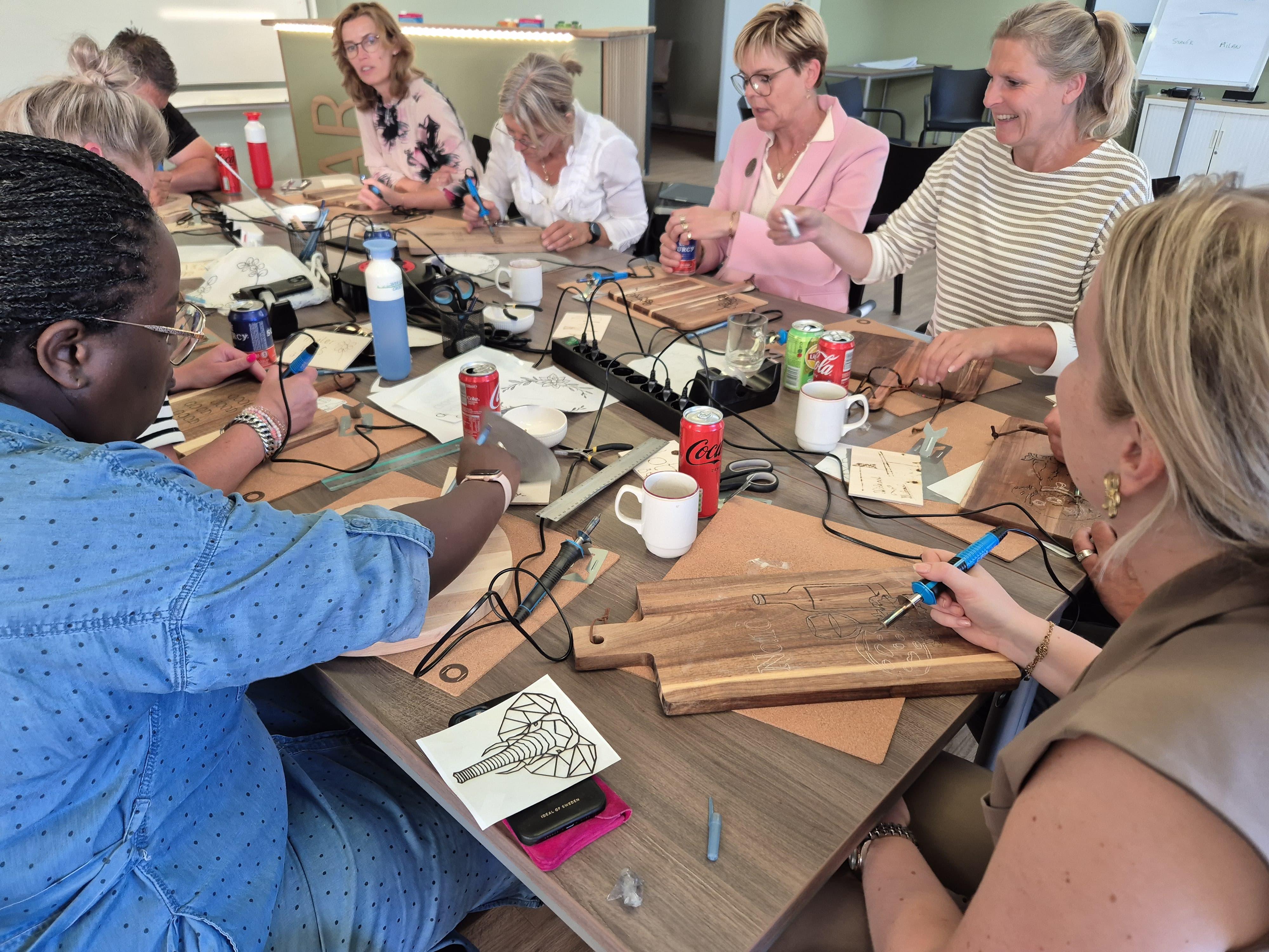 Workshop houtbranden op locatie — foto 8