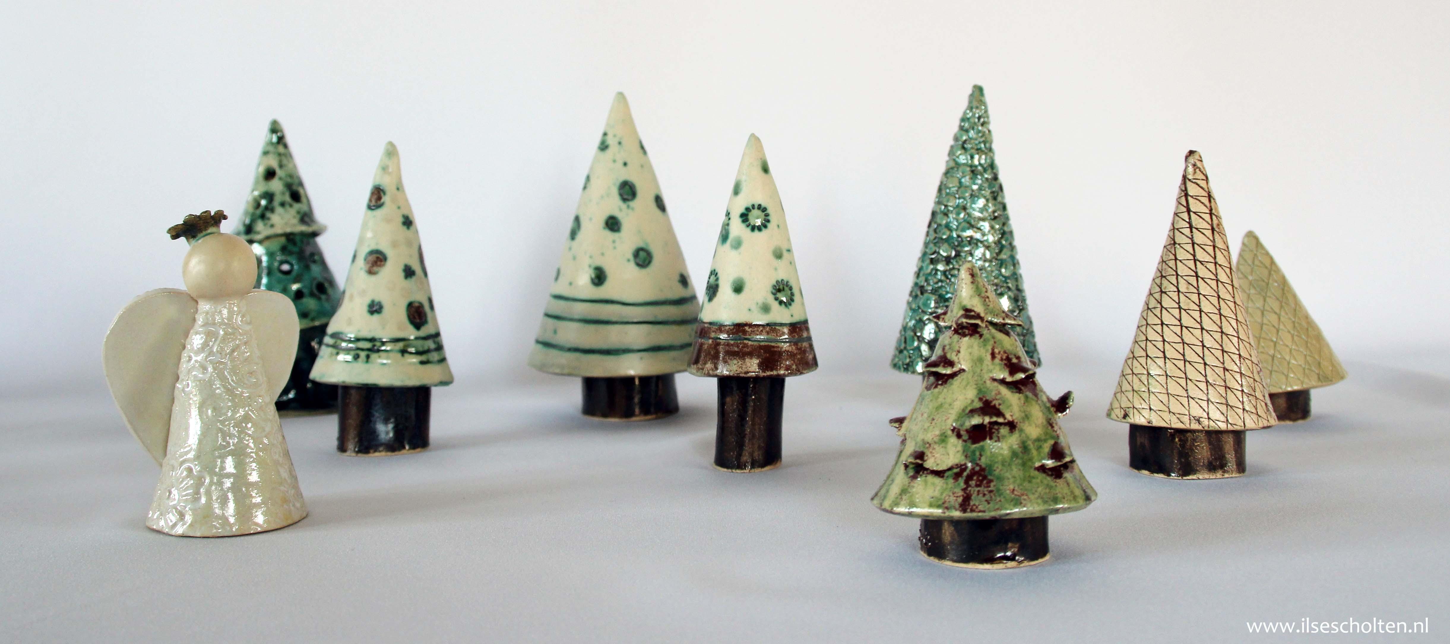 Kerstbomen maken van keramiek — foto 5