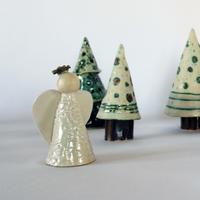 Kerstbomen maken van keramiek